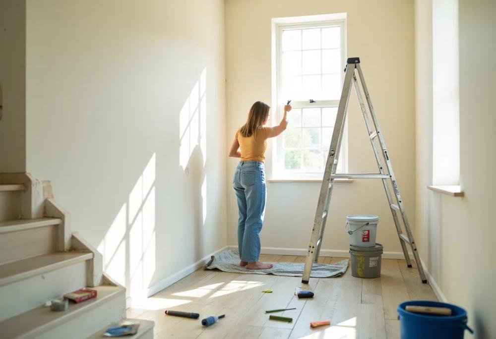 staircase painting